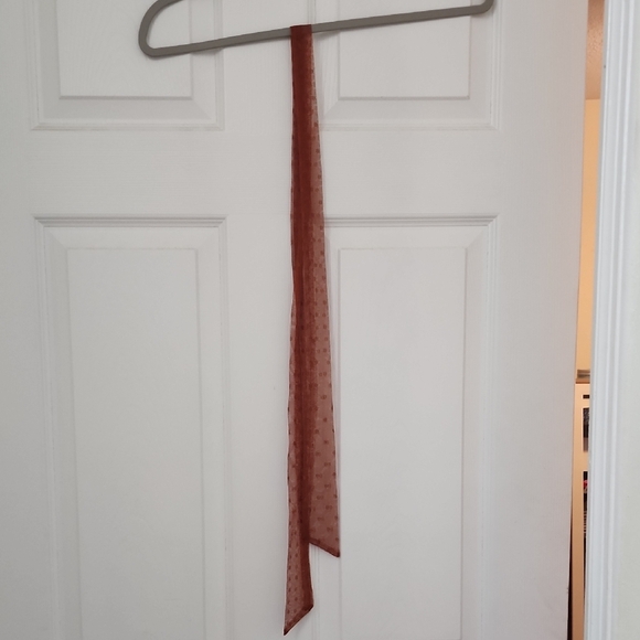 Rust Orange Polka Dot Dress - Picture 5 of 5